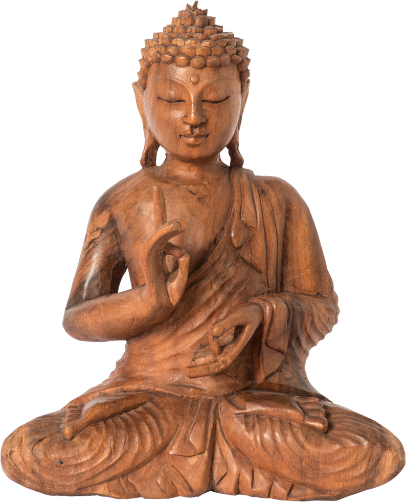 Wooden Buddha Statue